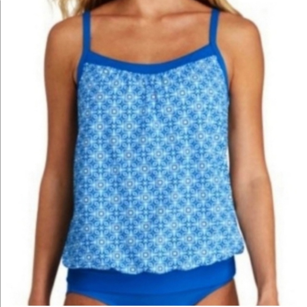 Land’s End blouson Tankini top